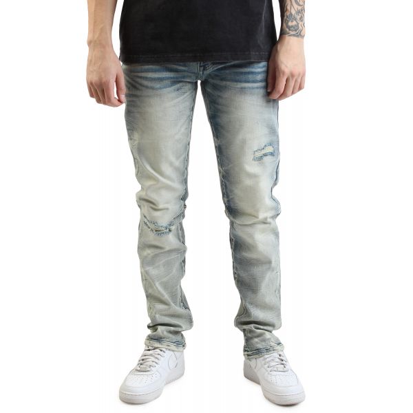 SMOKE RISE Long Straight Academy Jeans JP25514SK-TOAST - Karmaloop