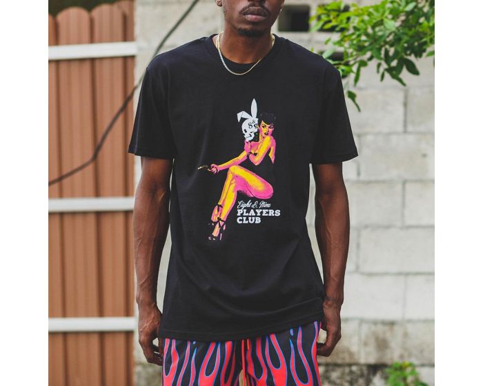 8&9 MFG CO Players Club T Shirt Black SSPLCBLK-BLACK - Karmaloop