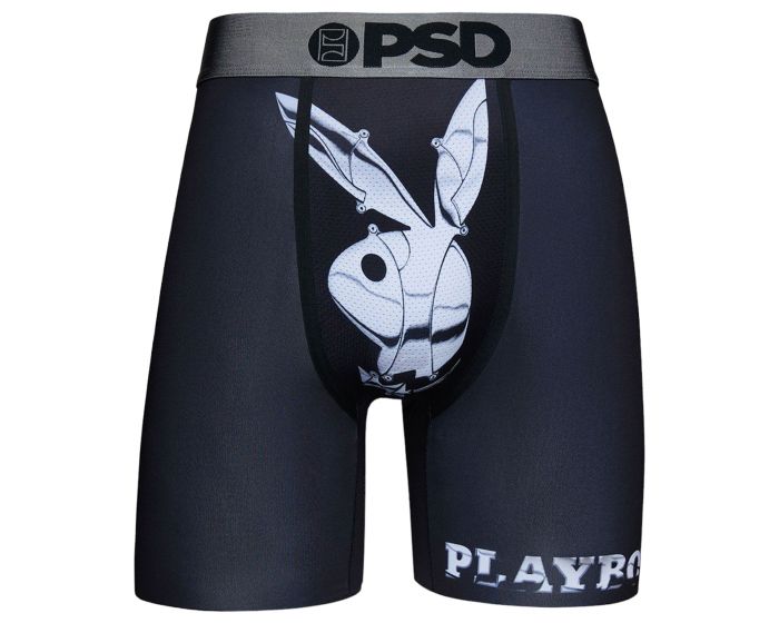 PSD UNDERWEAR Playboy Chrome Boxer Briefs 422180012