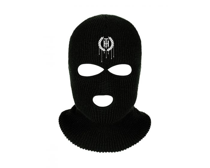 THE HIDEOUT CLOTHING Dripping Balaclava 3-Hole Ski Mask HDTCLTHNG ...