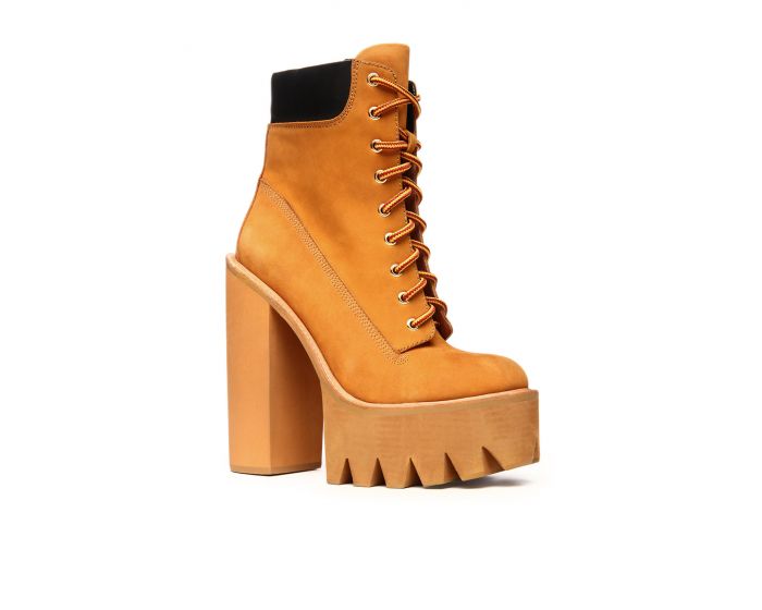 JEFFREY CAMPBELL The HBIC Boot in Wheat Nubuck (Exclusive) HBIC-LTD-NB ...