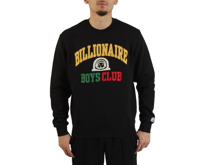 BILLIONAIRE BOYS CLUB Collegiate Crew Sweatshirt 851-6311BLK