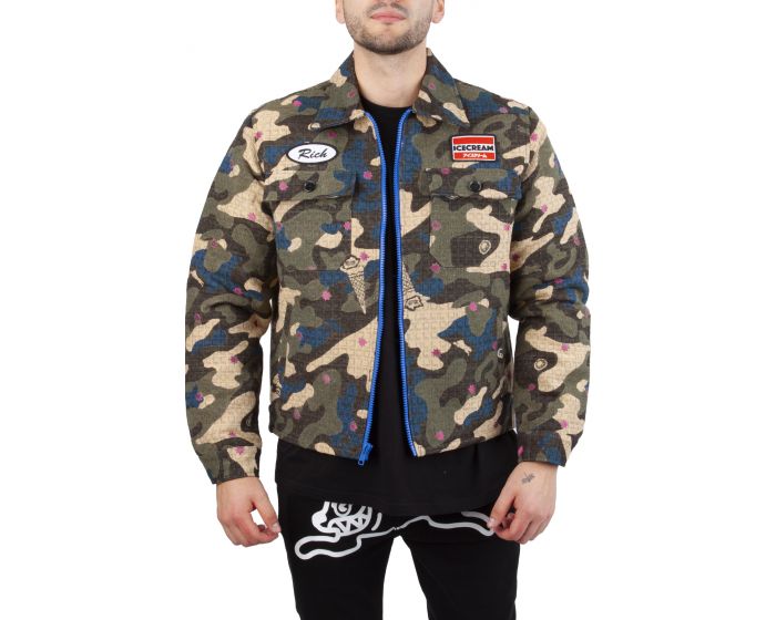 Cream deals camo jacket