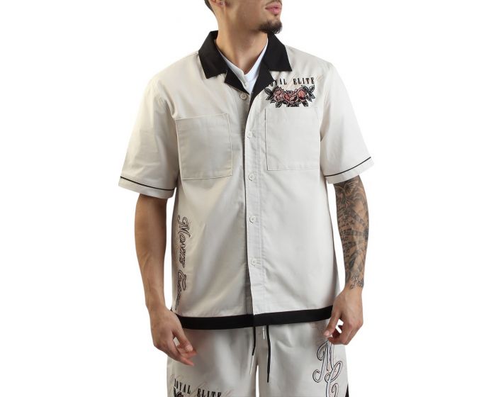Smoke Rise Monte Carlo Camp Shirt WH25184SKZ-BLK - Karmaloop