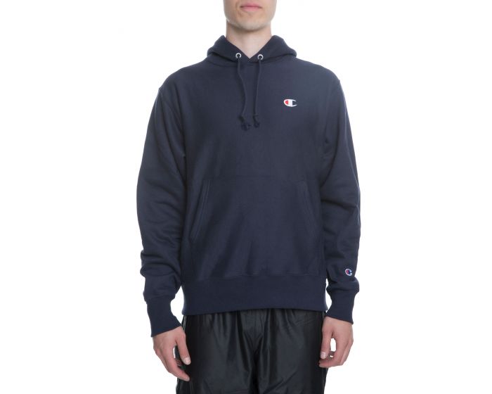 CHAMPION The Reverse Weave Pullover Hoodie in Navy GF68-Y06145-NYC ...