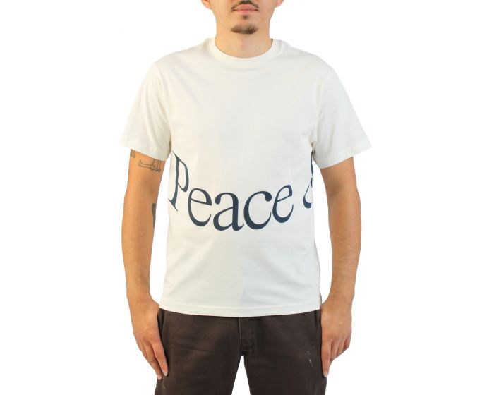 MUSEUM OF PEACE AND QUIET Jumbo Wordmark T-Shirt MOPQ-SU26-06-WHI