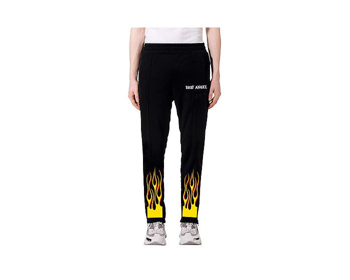 COOPER 9 Flame Zipper Sweat Pants Black 1940409 Karmaloop