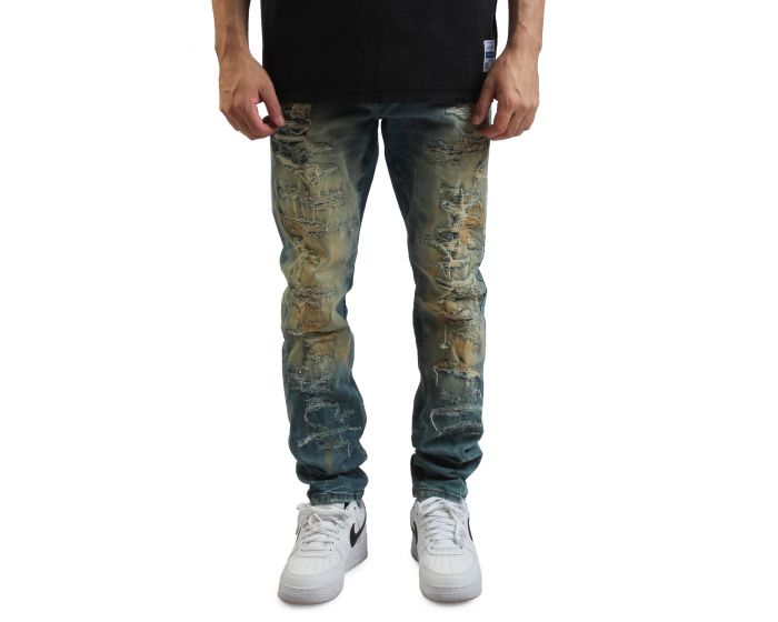 BRIAN BROTHERS INC. Sean Ripped Slim Jeans JS2285-DES - Karmaloop