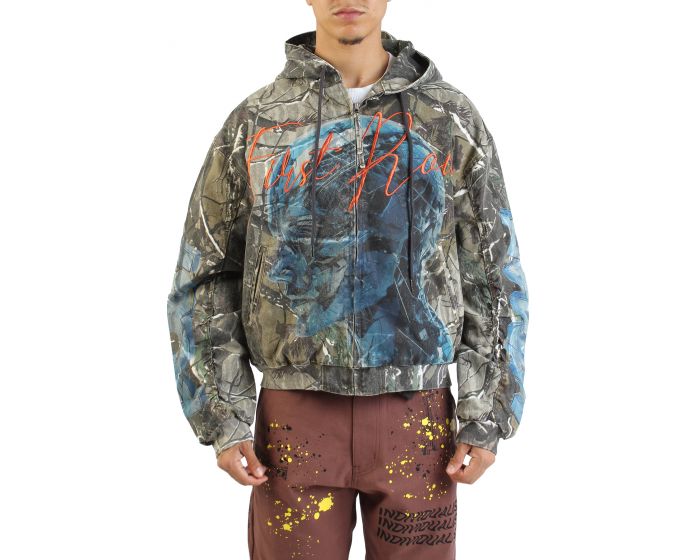 FIRST ROW Post Human New born Hood Jacket FRJ2098-CAMO - Karmaloop