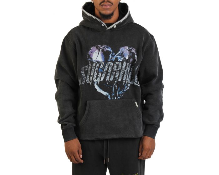 SUGARHILL Vampiric Raw Hem Hoodie SH25-FALL-25 - Karmaloop
