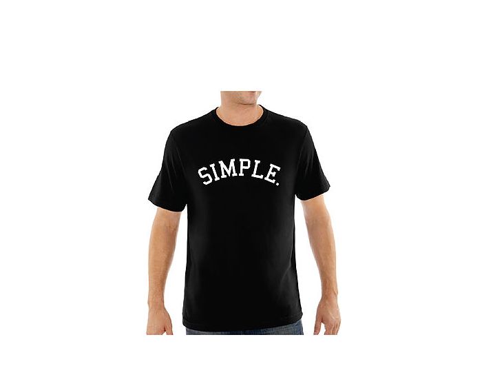 SIMPLE MAN Curve T-Shirt SIM75 - Karmaloop