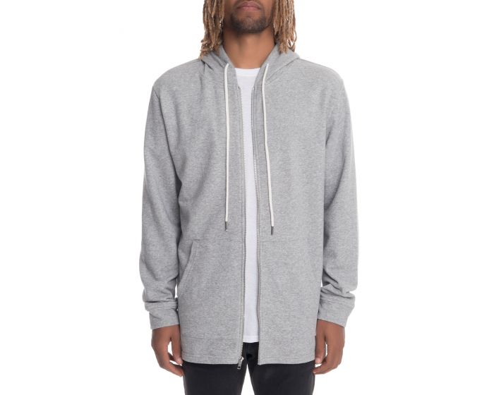 ELWOOD The Zip Front French Terry Hoodie 2 Pack in Heather Gray & Black ...