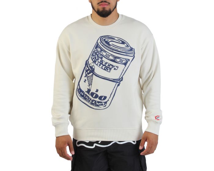 ICE CREAM Roll Crew Sweatshirt 451-6307-WHT - Karmaloop