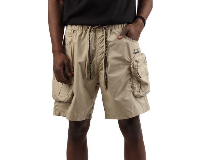journal standard luxe リメイクミリタリー ショートSH SMOKE RISE Printed Utility Lounge Windbreaker Shorts WS23182SK