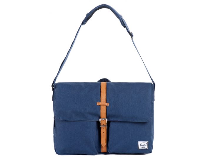 HERSCHEL SUPPLY CO. The Columbia Messenger Bag in Navy 1013800007OS