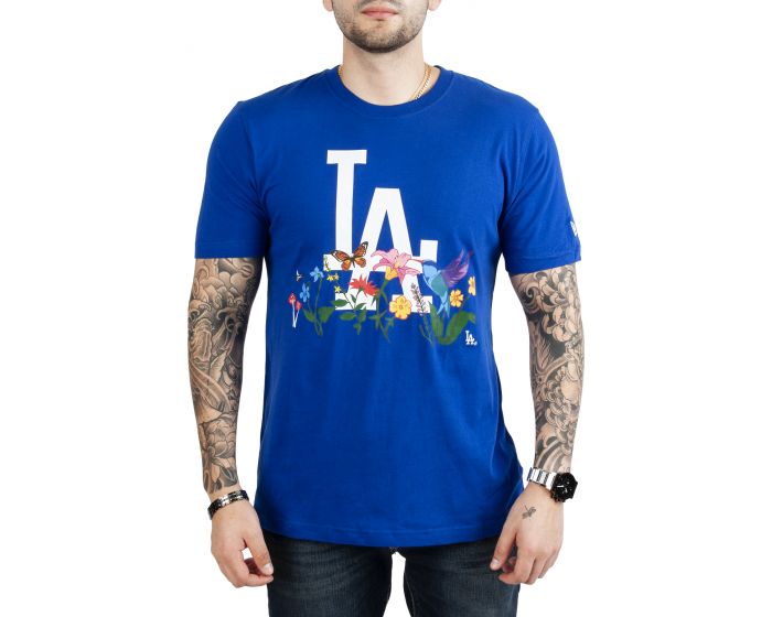 Men's Los Angeles Dodgers New Era White Historical Championship T