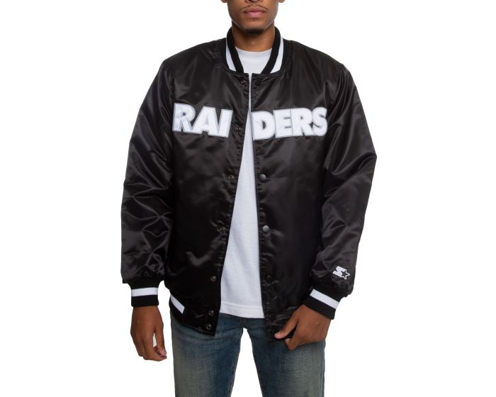 STARTER NFL Collage Patch Jacket LA10B646-BLK - Karmaloop