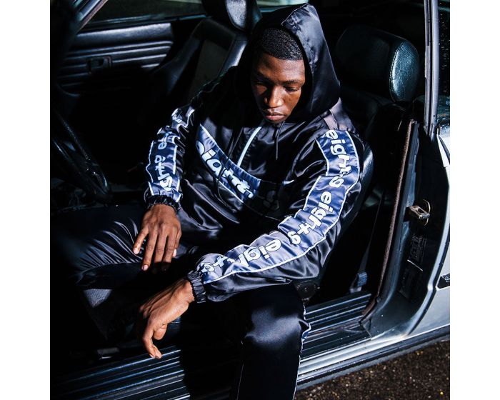 【KOOLOSET】Four-Season Nylon Anorak 8&9 MFG CO. Ninety-Four Nylon Anorak Jacket Black JKNINBLK