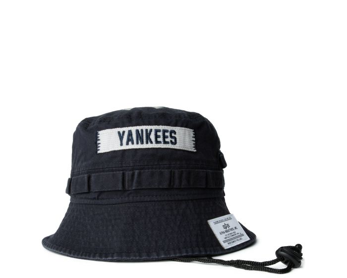 Bucket hats New Era New York Yankees Multi Texture Tapered Bucket Hat Black