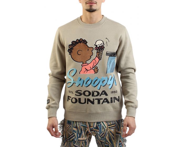 PEANUTSAMA MAXIMA Peanuts Soda Fountain T-Shirt PN50347-TAU - Karmaloop