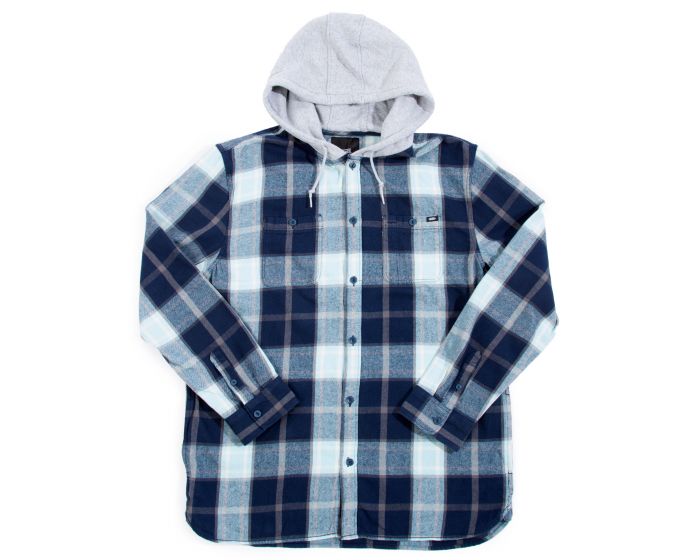 VANS Lopes Hooded Flannel Shirt VN000YE6YVL - Karmaloop