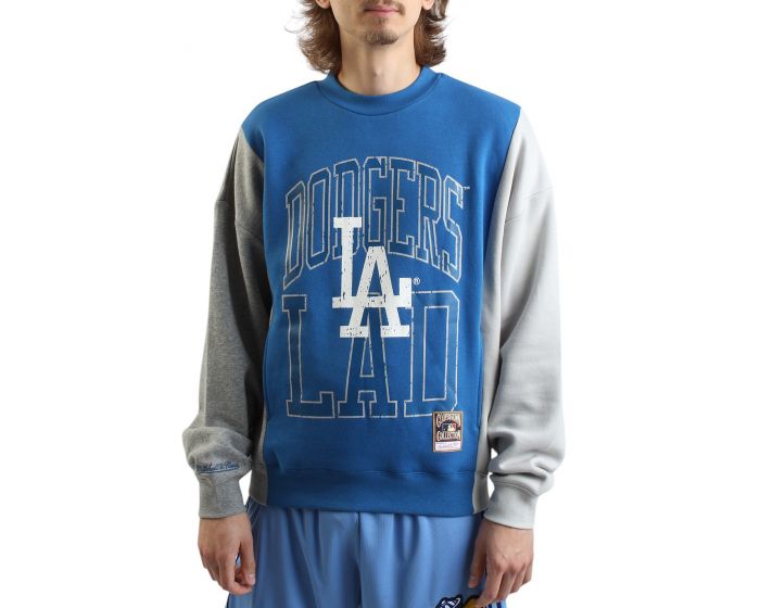 Mitchell & Ness Men's MLB Nylon Pullover Jacket Vintage Logo Dodgers Pullovers