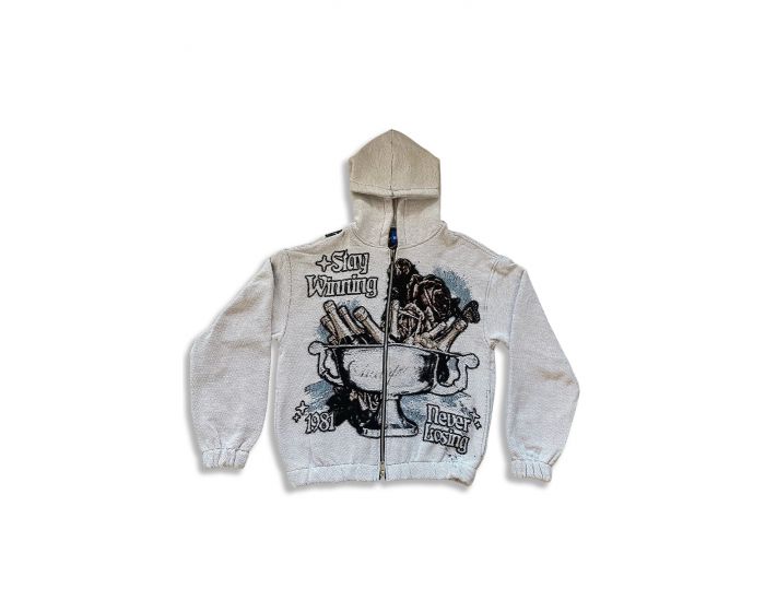 STAY WINNING Champion Zip Up Hoodie SW-0437 - Karmaloop