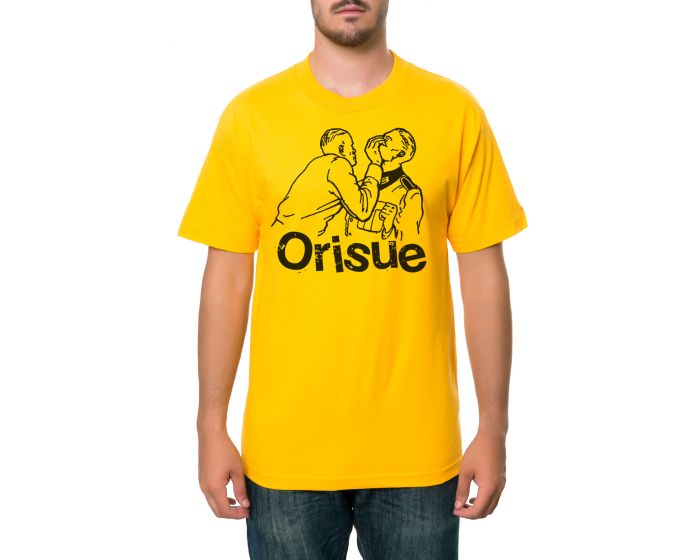 ORISUE The Self Defense Tee in Gold SV-SELFDEFENSE-TEE-GLD - PLNDR