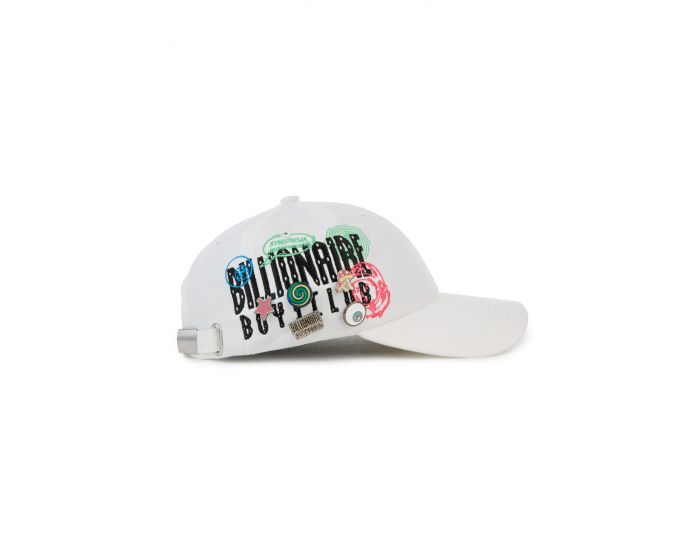 BILLIONAIRE BOYS CLUB Straight Logo Hat in Snow White 891-3803-WHITE ...