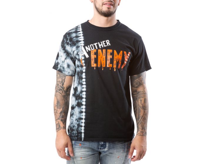 ANOTHER ENEMY Make The Cut Tie Dye Tee AE-MTC-BLKXRY - Karmaloop