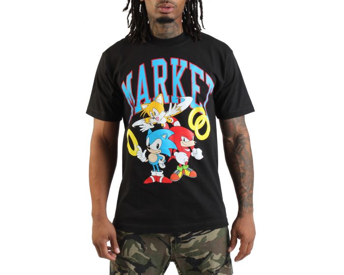 MARKET x Sonic the Hedgehodge T-Shirt MKT25Q3-SS0858BLK - Karmaloop