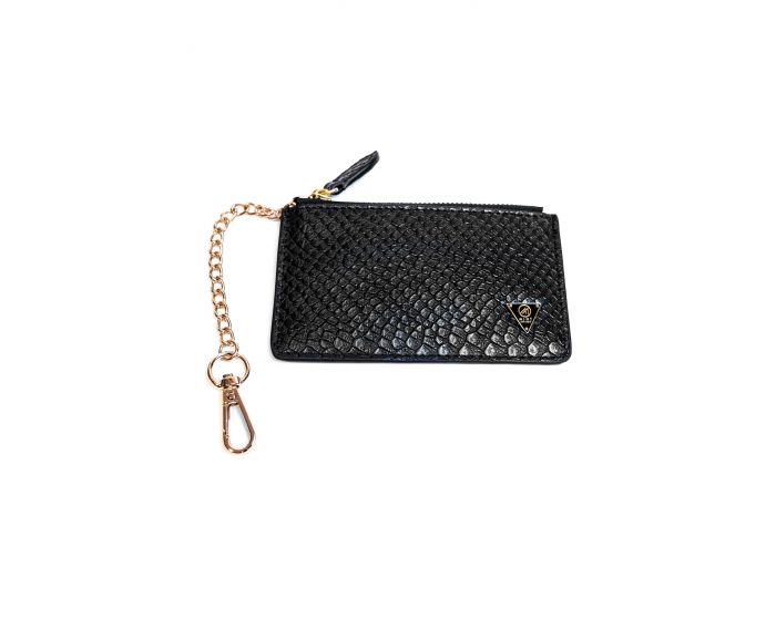 MINT Anaconda Leather Pouch - Black MAPO-AN-BK - Karmaloop