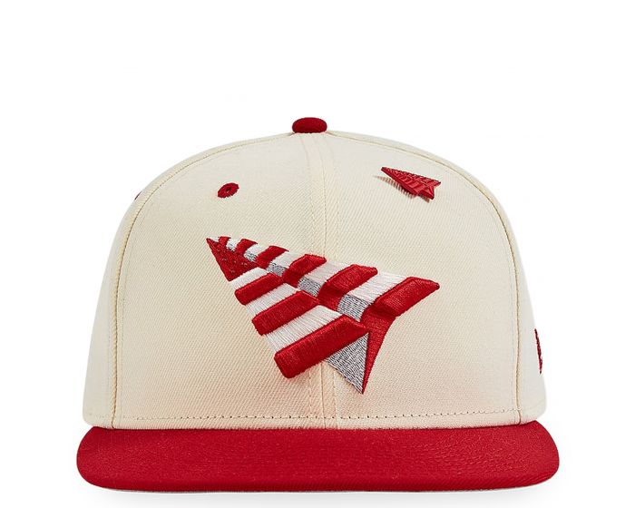 PAPER PLANES The Original Chrome White/Crimson 9Fifty Snapback