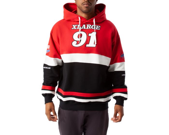 Classic Brumbies Hoodie ネイビー/オレンジ　サイズM XLARGE JAPAN 91 Team Paneled Hoodie 101221012012-RED - Karmaloop