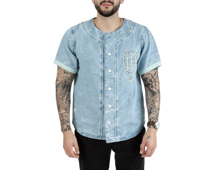 argue baseball denim デニム シャツ 6d1b073272525a31c0d98a1aa0f6b0