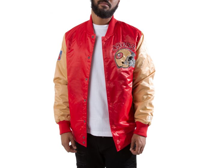 San Francisco 49Ers NFL Mens Camo Bomber Jacket