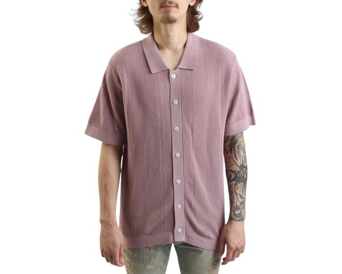 トップス The toe HERALD SHORT SLEEVE POLO KNIT Herald Short Sleeve Polo Knit – THE TOÉ