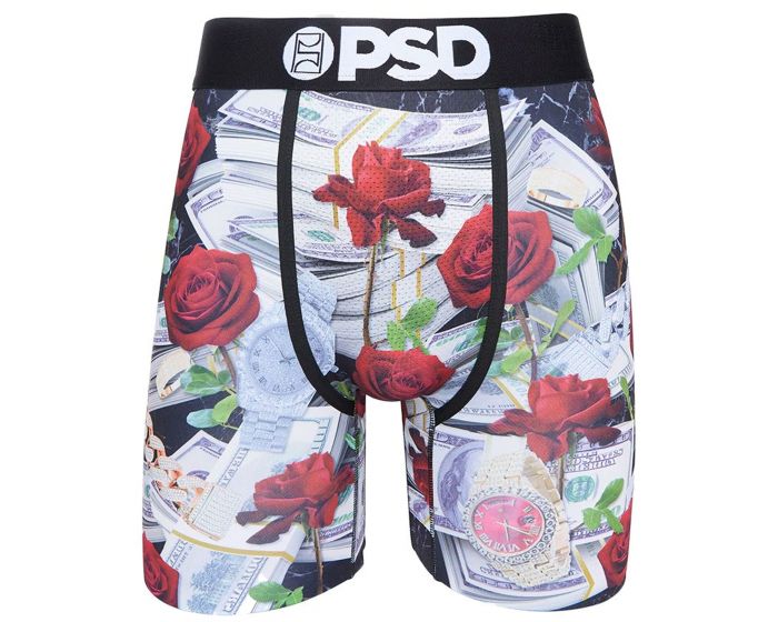 PSD UNDERWEAR Funds & Roses Boxer Briefs 122180030 - Karmaloop