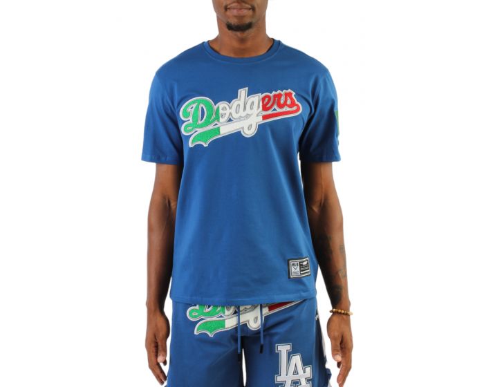 Pro Standard Dodgers Mexico Wordmark Tee - Mens S / Blue