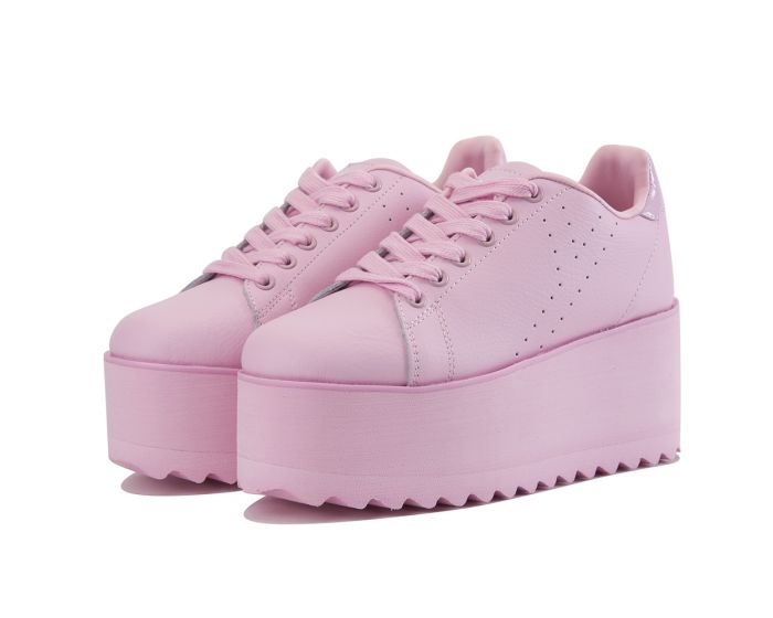 Y.R.U. for Women: Lala Pink Platform Sneakers