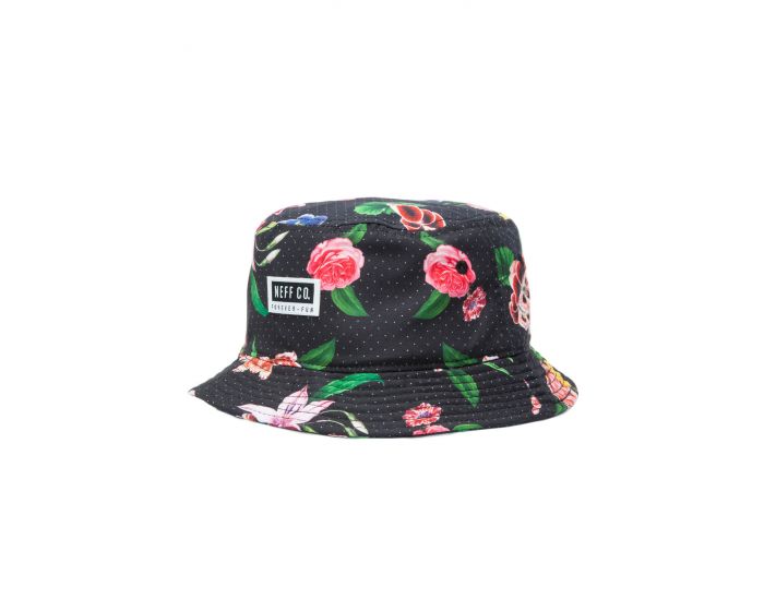 NEFF The Rose Bucket Hat in Black 15F01005-BLK - Karmaloop