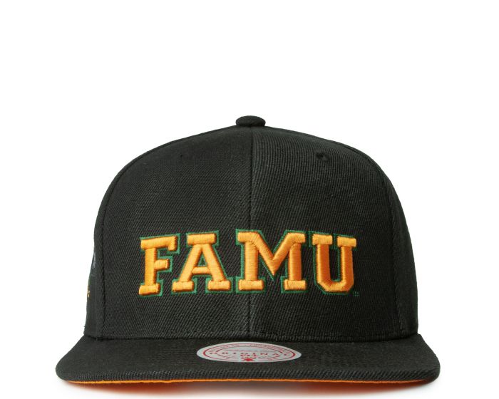 MITCHELL & NESS FAMU Double Down Snapback 6HSSSH21188FAMBLCK Karmaloop