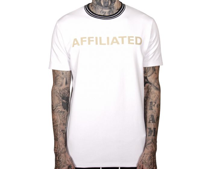 THE HIDEOUT CLOTHING Affiliated Definition Tee HDTCLTHNG E19B00 WHITE 