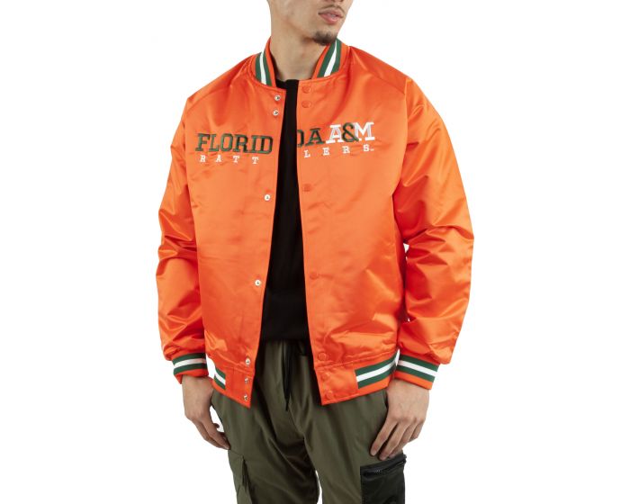 MITCHELL & NESS FAMU Satin Varsity Jacket STJKSC19071-FAMORAN - Karmaloop