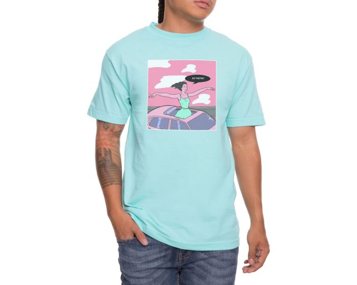 MYLES HI LIFE The Go Faster Tee in Mint SV-GOFASTER-TEE-MNT - Karmaloop