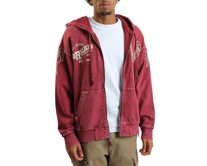 TRUE RELIGION Flames Zip Hoodie 108585-6010 - Karmaloop