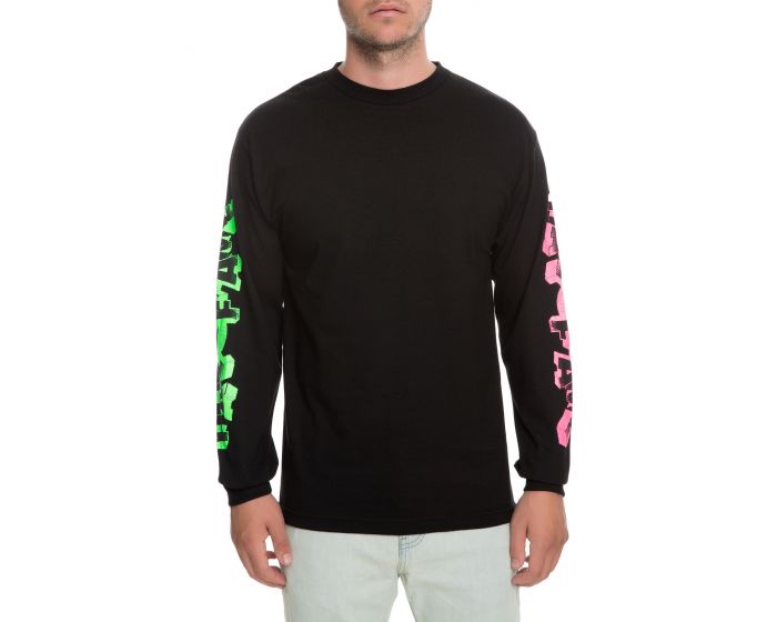 HALL OF FAME The Stoneaged Longsleeve Tee in Black C17HMPC02-BLK ...