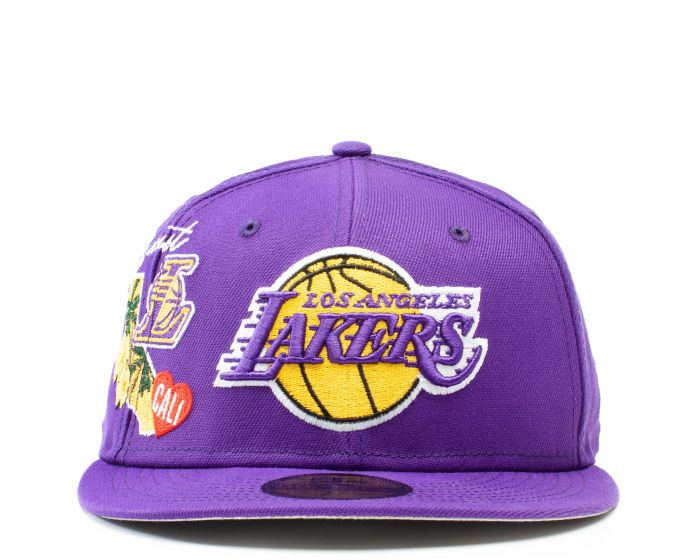 NEW ERA CAPS Los Angeles Lakers City Cluster 59FIFTY Fitted Hat ...