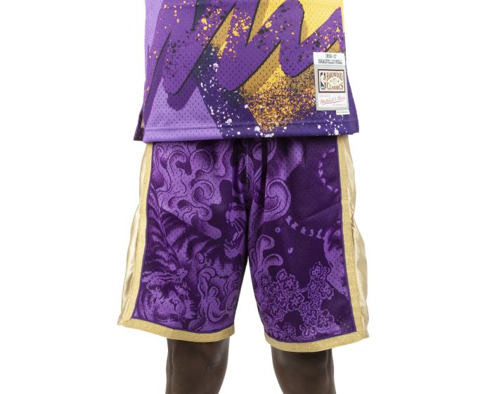 LA Lakers M&N Men's 75th Silver Anniversary 2009 Shorts - The