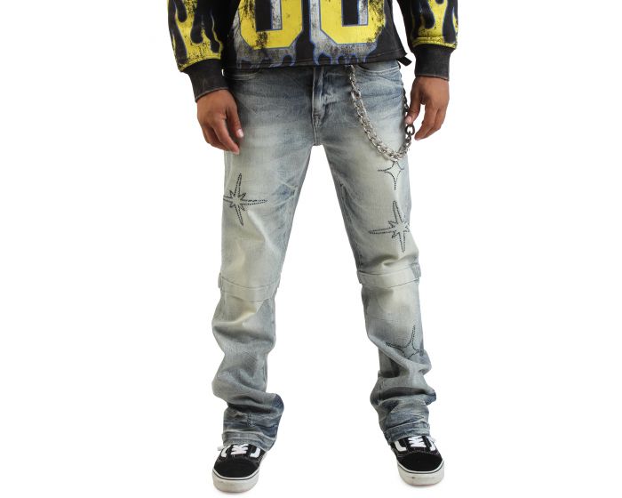 SMOKE RISE Hazelton Straight Jeans JP25626SKZ-HBLUE - Karmaloop